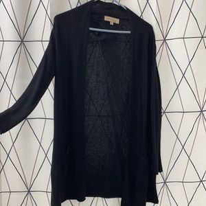 Philosophy draped front knit cardigan